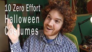 10 Zero Effort Halloween Costumes