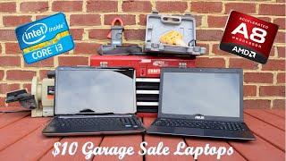 Garage Sale Finds Two $10 Laptops With Impressive Hardware - Intel i3 2330M and AMD A8-4500M