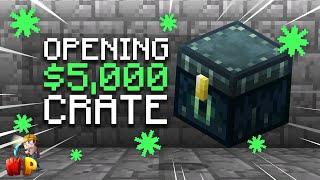 OPENING $5000 WORTH OF CRATE KEYS ON MY *NEW* OP PRISON SERVER  Minecraft Prisons  1.8-1.17