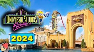 Universal Studios Florida RIDES & ATTRACTIONS 2024  Universal Orlando Resort