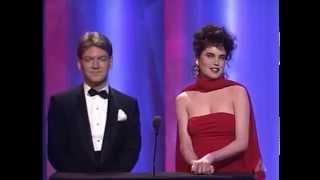 Elizabeth Mcgovern & Kenneth Branagh present winners in Makeup at 62nd Annual Academy Awards