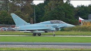 Eurofighter taxiing on Wittmund Airbase ETNT 12.09.2017