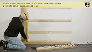 Pannellatura in legno fai da te - Tutorial