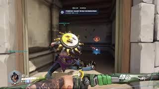 Hanzo killing invisible sombra