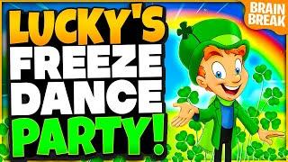 Luckys Freeze Dance Party St Patricks Day Brain Break  Games For Kids  Just Dance  GoNoodle