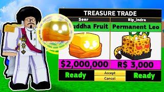 Trading PERMANENT Fruits For 1419835232 Seconds Blox Fruits