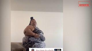 SSBBW lady Dancing  bbw girl  ssbbw big booty dance  cute big girl  ssbbw big booty