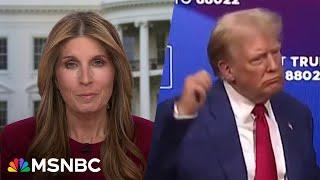 Nicolle Wallace reacts to Trump impromptu extended dance party