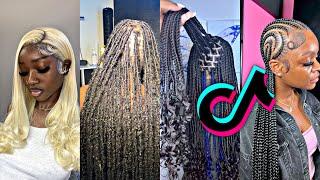 hairtok for black girlies  black tiktok