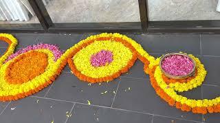 Diwali party Rangoli