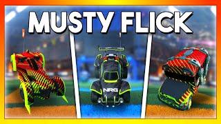 I did a musty flick with every car in Rocket League Which car is best?