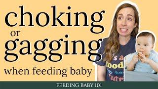 Why gagging is a good thing and purees dont prevent babies from choking