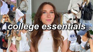 BACK TO SCHOOL CLOSET ESSENTIALS  how to build the perfect COLLEGE wardrobe must-haves & basics