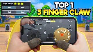 How To Get The Best 3 Finger Claw Control Setting  BGMI & PUBG MOBILE