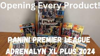 PANINI PREMIER LEAGUE ADRENALYN XL PLUS 2024 FULL BOX RIP OPENING EVERY PRODUCT FOR THE SET #panini