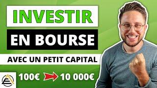 Comment INVESTIR en BOURSE avec un PETIT CAPITAL ? 50€mois