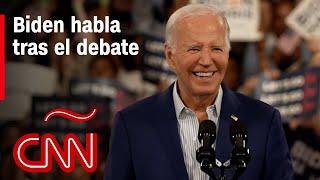 El discurso completo de Joe Biden tras el debate presidencial con Donald Trump