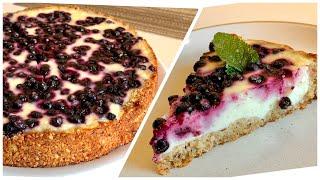 HEALTHY Pie with Berries and Yogurt No Flour and Sugar Simple Recipes