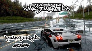 Need For Speed Most wanted REMASTERED  Best Graphics Mod 2024  Lamborghini Gallardo Gameplay