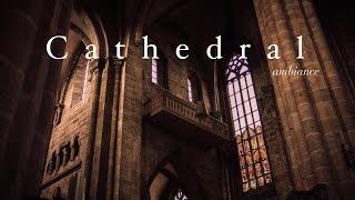 Cathedral - ASMR Ambience  chant rain monastery sounds stained glass window