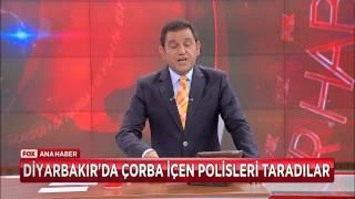 Diyarbakırda çorba içen polisleri taradılar