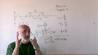 Волны. Основные понятия. Решение задач.Задача 1