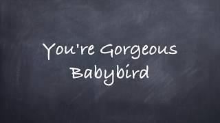 Youre Gorgeous-Babybird Lyrics