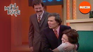 GENE RAYBURN Joins the Fun When JO ANN PFLUG Helps a Contestant Win  Match Game 1974