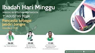 Live IBADAH HARI MINGGU - GPIB Menara Iman 11 AGUSTUS 2024 09.00 WIB