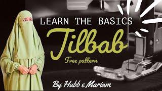 How To Make Jilbab  Free pattern  cutting and stitching step by step  DIY