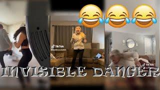 INVISIBLE DANGER PRANK    Funny TikTok Compilation 