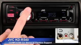 JVC KD-R540 Car Stereo  iPod & iPhone Ready w Pandora Support