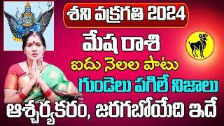 శని వక్రగతి 2024  Mesha Rasi Phalalu 2024 Telugu  Mesha Rasi Phalalu June 2024  Aries Horoscope