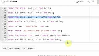 DBMS # 11 conversion functions  string functions  to_date  to_char  to_number