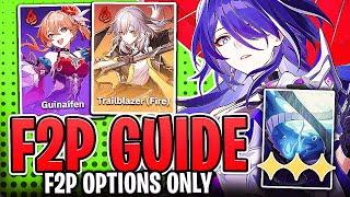 Acheron COMPLETE F2P Guide  F2P Teammates Lightcones & Explanations Honkai Star Rail Guide