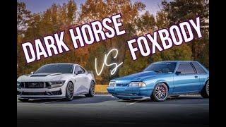 Dark Horse VS. Foxbody Mustang Old School Vs. New School