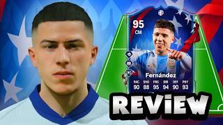 95 PATH TO GLORY ENZO FERNANDEZ PLAYER REVIEW - FC 24 Ultimate Team