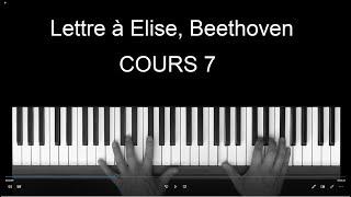 Lettre à Elise - Beethoven - Cours de piano # 7 - Méthode Bernachon - Für Elise