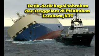 Kapal Bertabrakan di Pelabuhan Lewoleba Kabupaten Lembata NTT