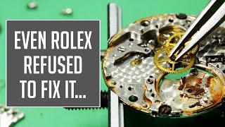 This $25000 Rolex Explorer Was Exposed to Seawater