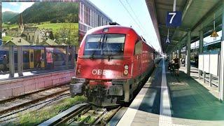 ÖBBDB EuroCity 86 Brenner Verona Porta Nuova - München Hbf via der Brennerpass & Innsbruck Hbf