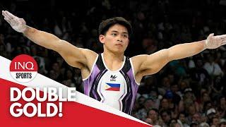 Carlos Yulo bags second gold medal rules vault in Paris Olympics