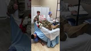 Military son surprised his Mom at work️ #Shorts