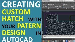 Creating custom Hatch with your Own Pattern Design in AutoCAD - Hatch with a Block