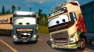  Euro Truck Simulator 2 - Morons On The Road #3  Crash Compilation & Funny Moments