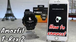 How to connect Amazfit T-Rex 2 to iPhone with Zepp IOS app