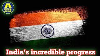 Indias Incredible Progress #78thindependenceday हमारा भारत 