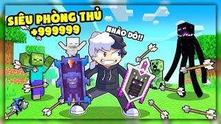 Minecraft nhưng Bạn Là Siêu Phòng Thủ  Siro Chế Tạo Quỷ Khiên Siêu Mạnh