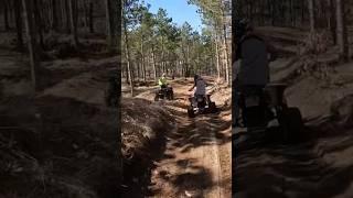 Outlander runs on only 1 cylinder first ride  #shortsfeed #shortvideo #shorts #short #canam