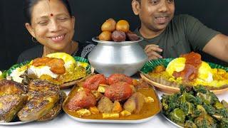 FOOD FESTIVAL DELICIOUS BHOG EATING SHOW ASMR MUKBANG